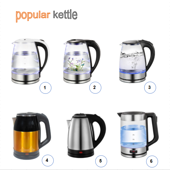 Keep Warm Function Adjustable Temperature Digital Glass Electric Kettle With Tea Filter