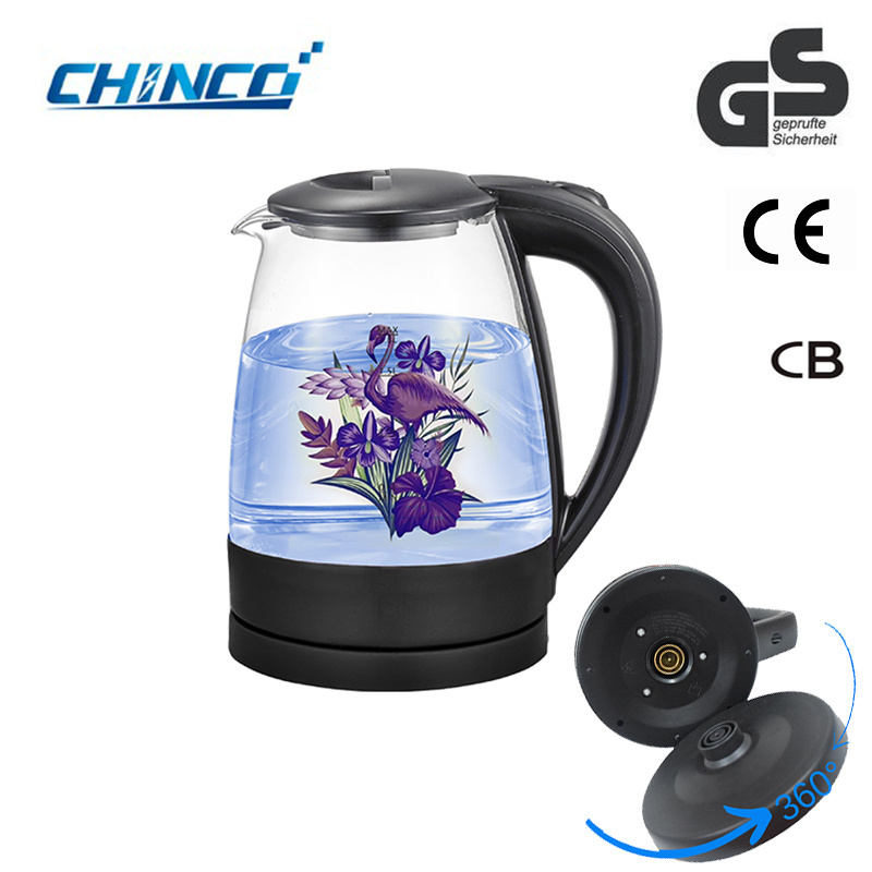 Popular Electric Kettle 1.8L1500W Glass Body Electric Water Kettle Glass for Home Appliance