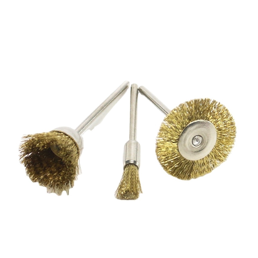 metal buffing wheel Brass wire brush For Electric grinder accessories Brass wire buffing wheel oldsmith tools jewelry making