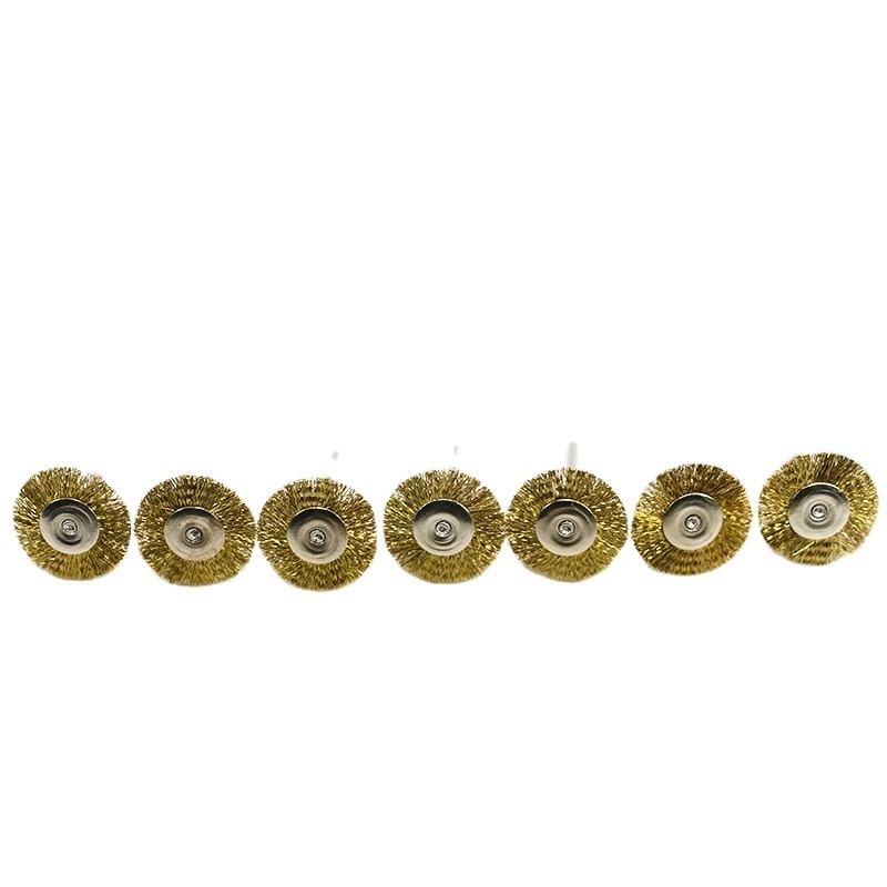 metal buffing wheel Brass wire brush For Electric grinder accessories Brass wire buffing wheel oldsmith tools jewelry making