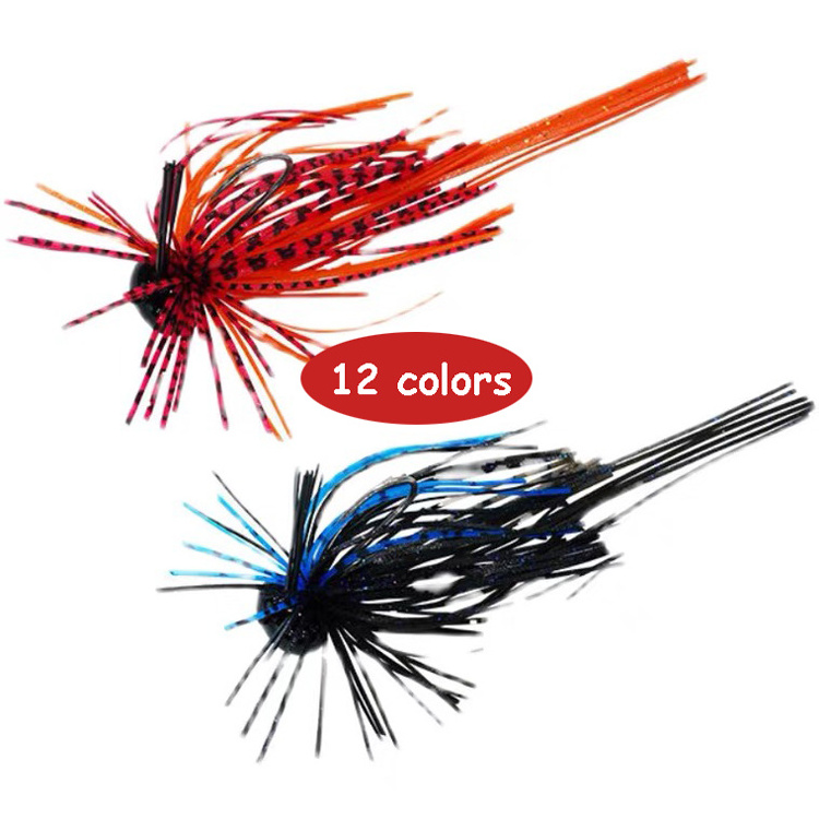 Fishant Silicone Bait Jig Skirt Replacement for Spinner baits Bass Buzzbaits Jigs Fishing Lures Accessories