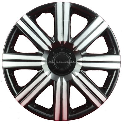 Wholesale 12"13"14"15" ABS/PP Bi-color Car Wheel Cover, Universal Anti-wear Auto Center Hubcap Rim Skin Cover