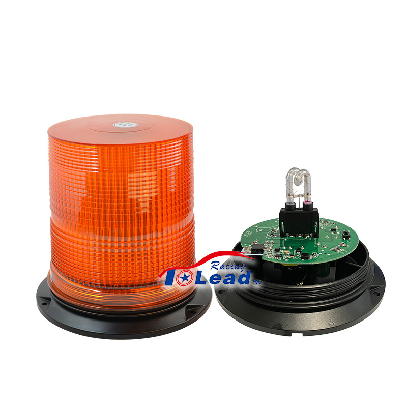 Multi-voltage DC12-48V Amber 55W  Emergency Xenon Tube Strobe Flash Light for Car Blink Warning Beacon WL27