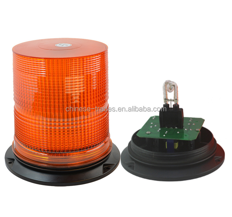 Multi-voltage DC12-48V Amber 55W  Emergency Xenon Tube Strobe Flash Light for Car Blink Warning Beacon WL27