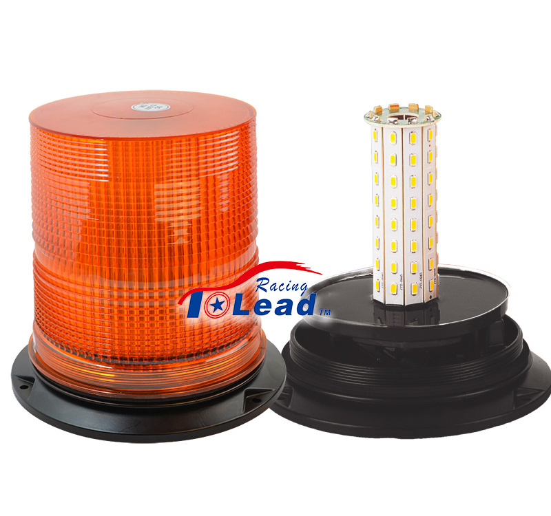 Multi-voltage DC12-48V Amber 55W  Emergency Xenon Tube Strobe Flash Light for Car Blink Warning Beacon WL27