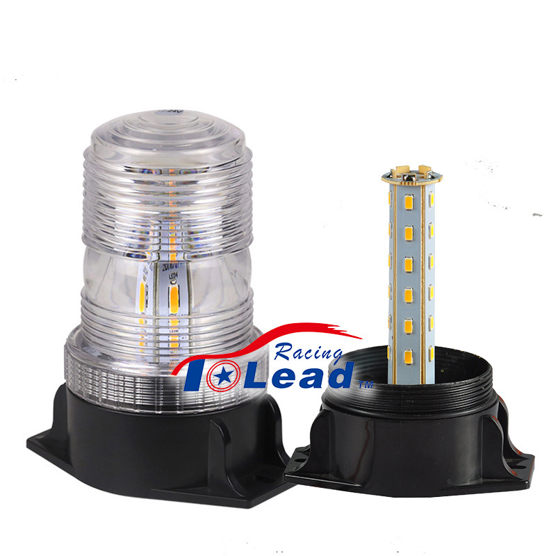 Waterproof 12-110V Forklift White Xenon Strobe Emergency Flashing Warning Lamp  LED  Signal Safety Beacon Light WL29