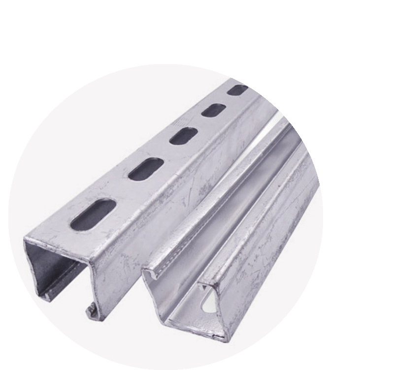 C Channel Steel Dimensionss Slotted Structural Strut Cold Form Steel C Channel