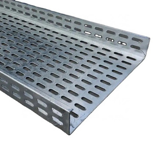 Indoor Cable Bridge For Cable Support System  Outdoor Galvanized Steel Heavy Duty Perforated Cable Tray