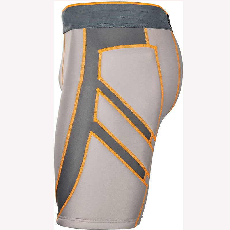 Youth Sliding Shorts Boys Padded Slider Shorts Pad with Soft Protective Athletic Cup for Baseball