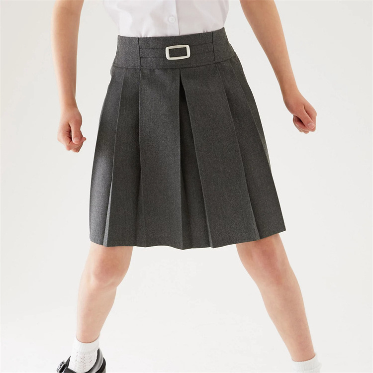 Teenagers Girls High Waist Pleated Short Skirt Skater Tennis School Girl Uniform Kids Skirt