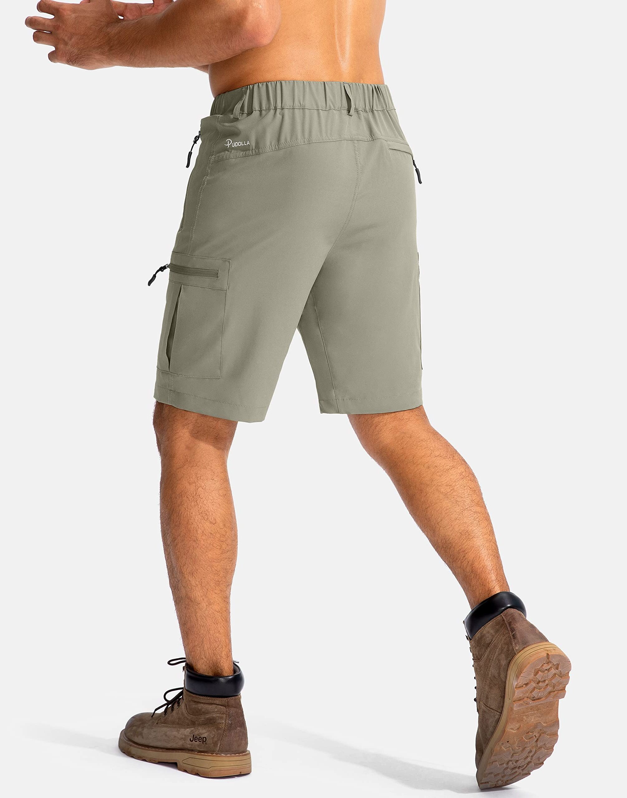 Men ripstop cargo shorts with 6 Pockets Nylon Spandex Stretch Shorts  Outdoor Fishing Wear Mens Golf Shorts