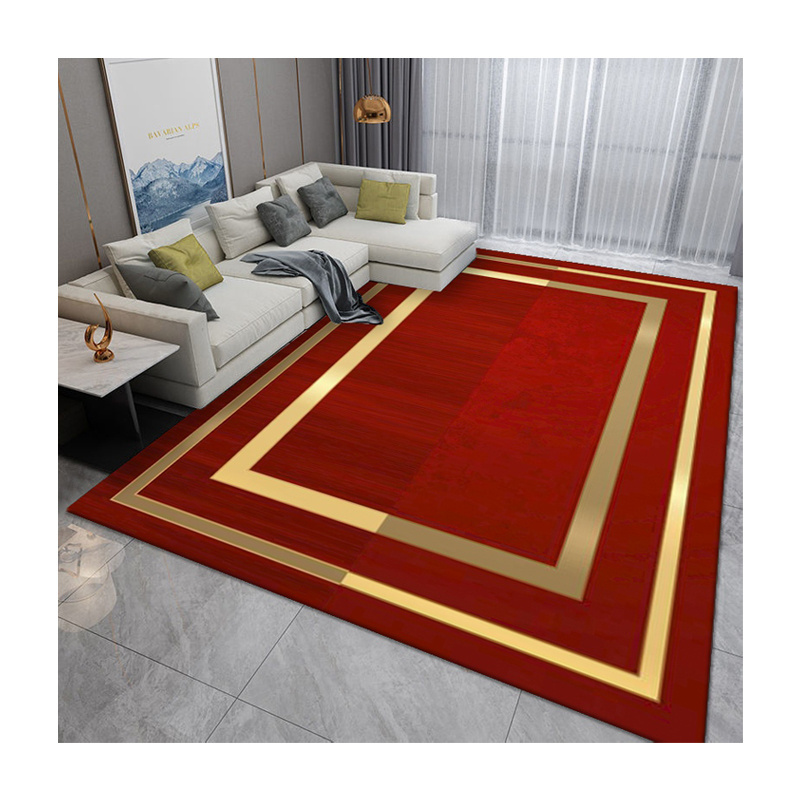 High Quality Custom Printing Carpets Soft And Non-slip Rubber Back Elegant Room Carpet