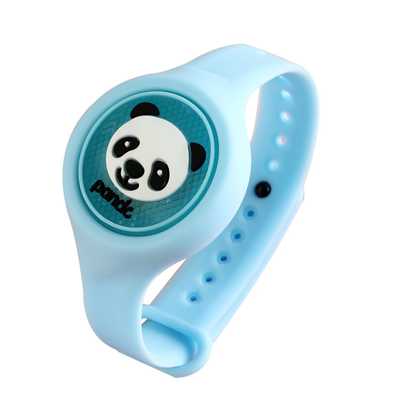 Children Mosquito Repellent Bracelet Silicone Mosquito Repellent Watch Plant Essential Oil Mosquito Repellent Buckle Light