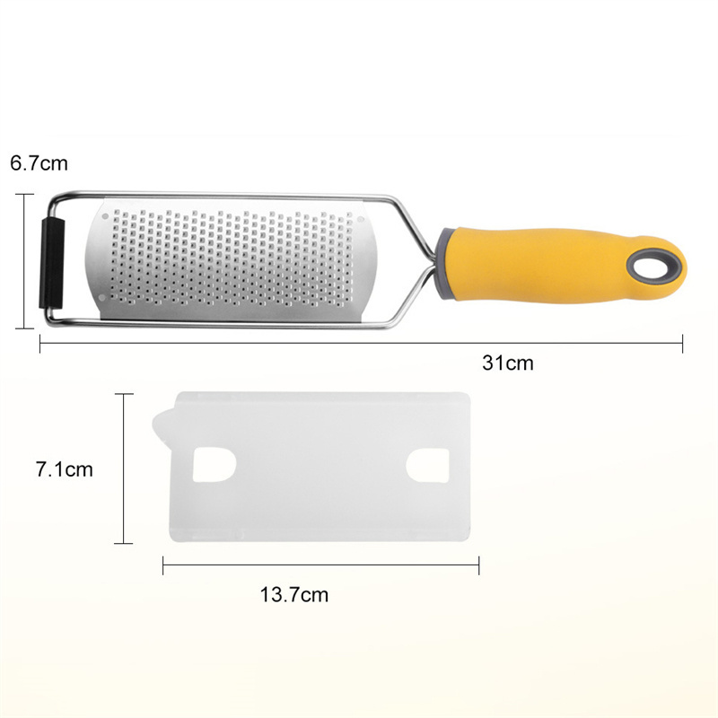 304 Stainless Steel Multi Functional Widened Cheese Grater Lemon Peel Wiping Tool Household Fruit And Vegetable shredder