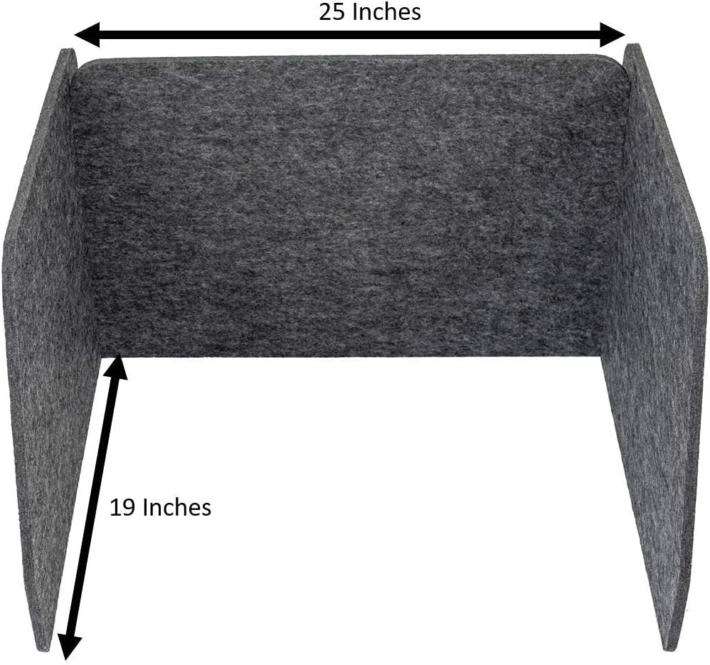 Home Office Classroom Desk Privacy Panel PET Felt Sound Absorbing Desk Divider for Reducing Noise and Visual Distractions