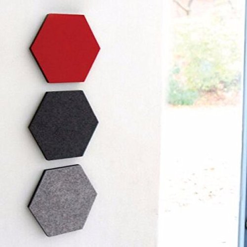 Decorative Felt Wall Panels Hexagonal Felt Wall Stickers For Home Decor