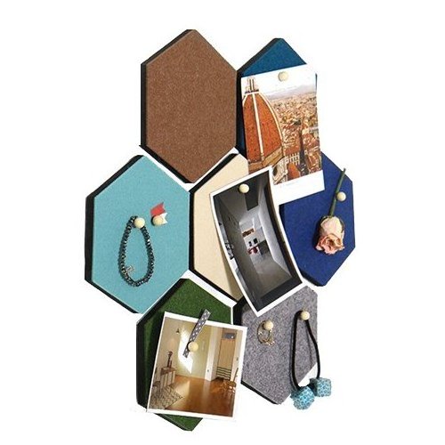 Decorative Felt Wall Panels Hexagonal Felt Wall Stickers For Home Decor