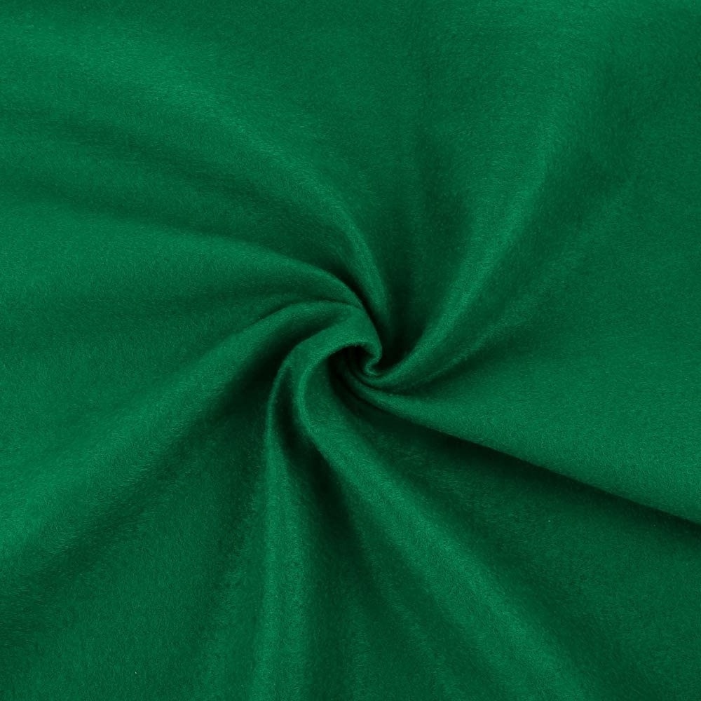 36 to 44 inches Round Elastic Edge Solid Green Felt Poker Game Table Cover