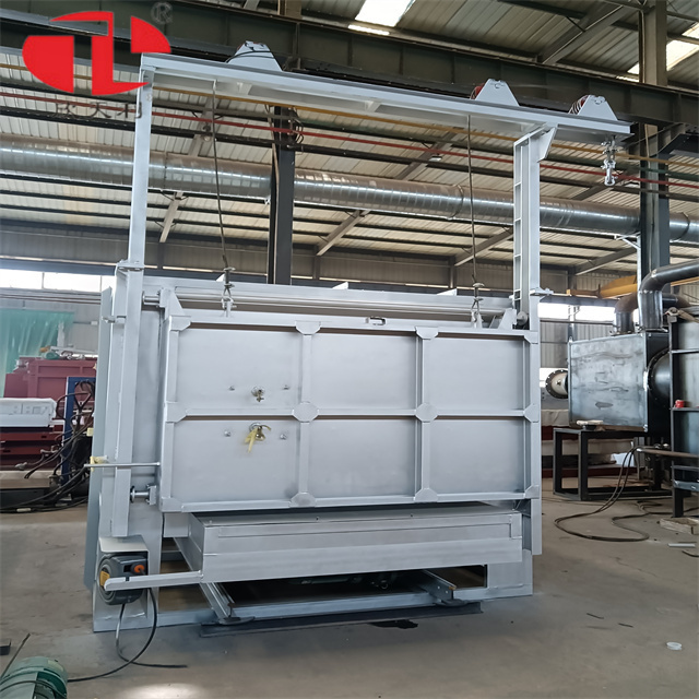 800kw bogie hearth electric heating furnace