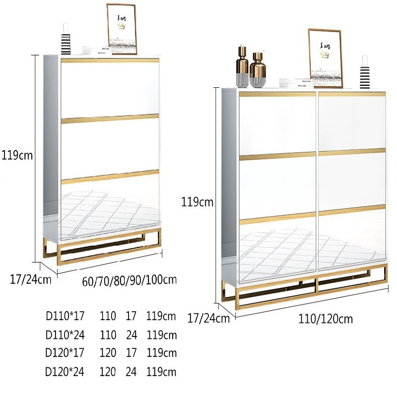 New Smart Shoe Cabinet Ultra Thin Shoe Cabinet Slim Slip Down Shoe Racks Cabinets Modern Luxury Nordic Living Room Furniture