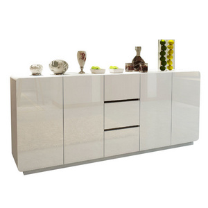 luxury durable using various sideboard buffet table solid  wood wooden side cabinet pantry cabinet