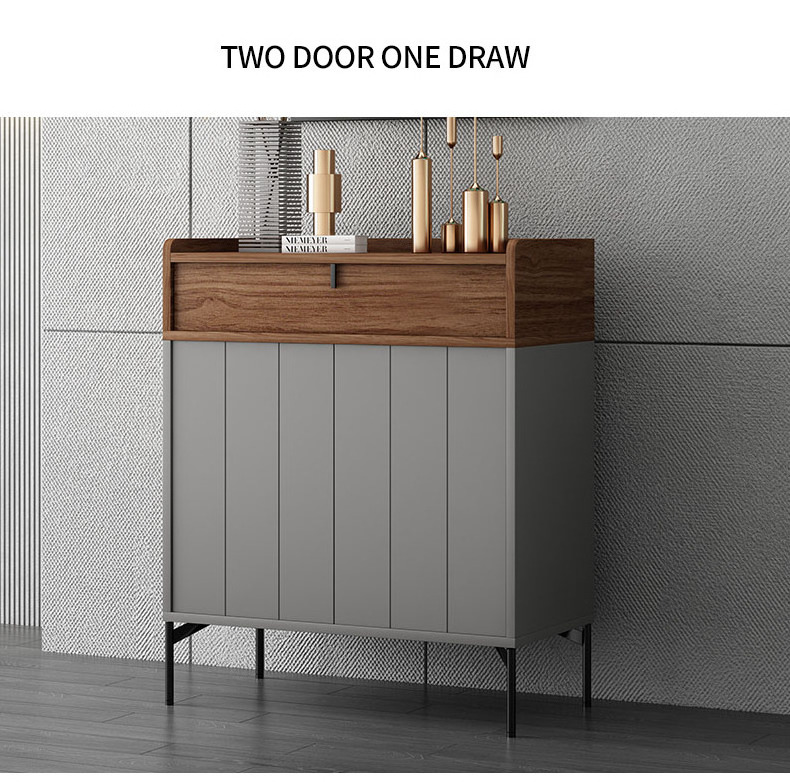 luxury living room shoe cabinet large capacity entrance cabinet modern nordic storage