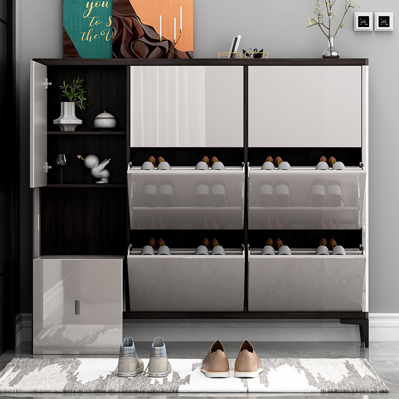 home house furniture cabinets modern shoe rack storage cabinet for living room