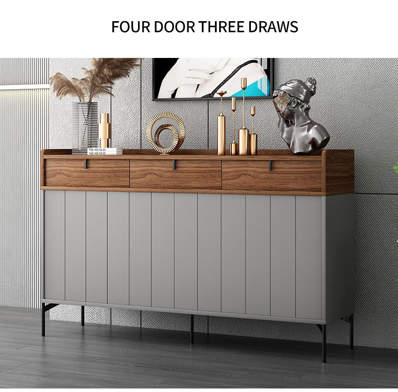 luxury living room shoe cabinet large capacity entrance cabinet modern nordic storage