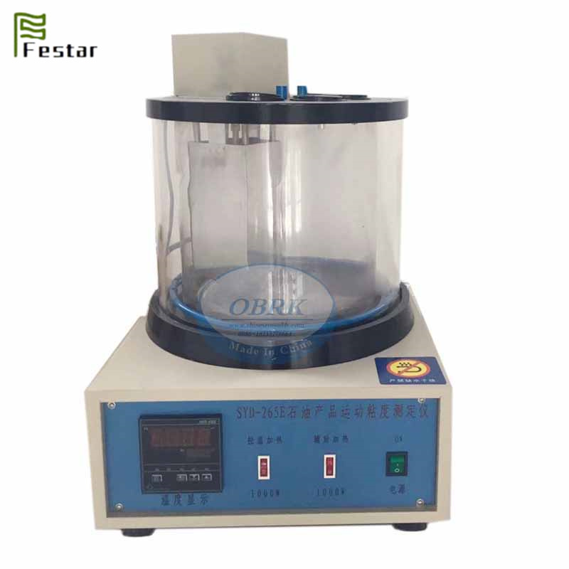 Oil kinematic viscosity tester lubricating oil asphalt petroleum oil diesel viscometer testing instrument