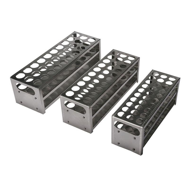 40 Holes Lab Equipment Stainless Steel Test Tube Stand Rack