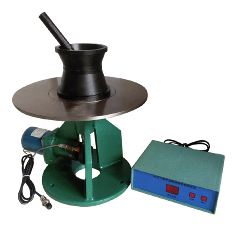 Motorized concrete flow table for mortar testing Cement Consistency Test Apparatus