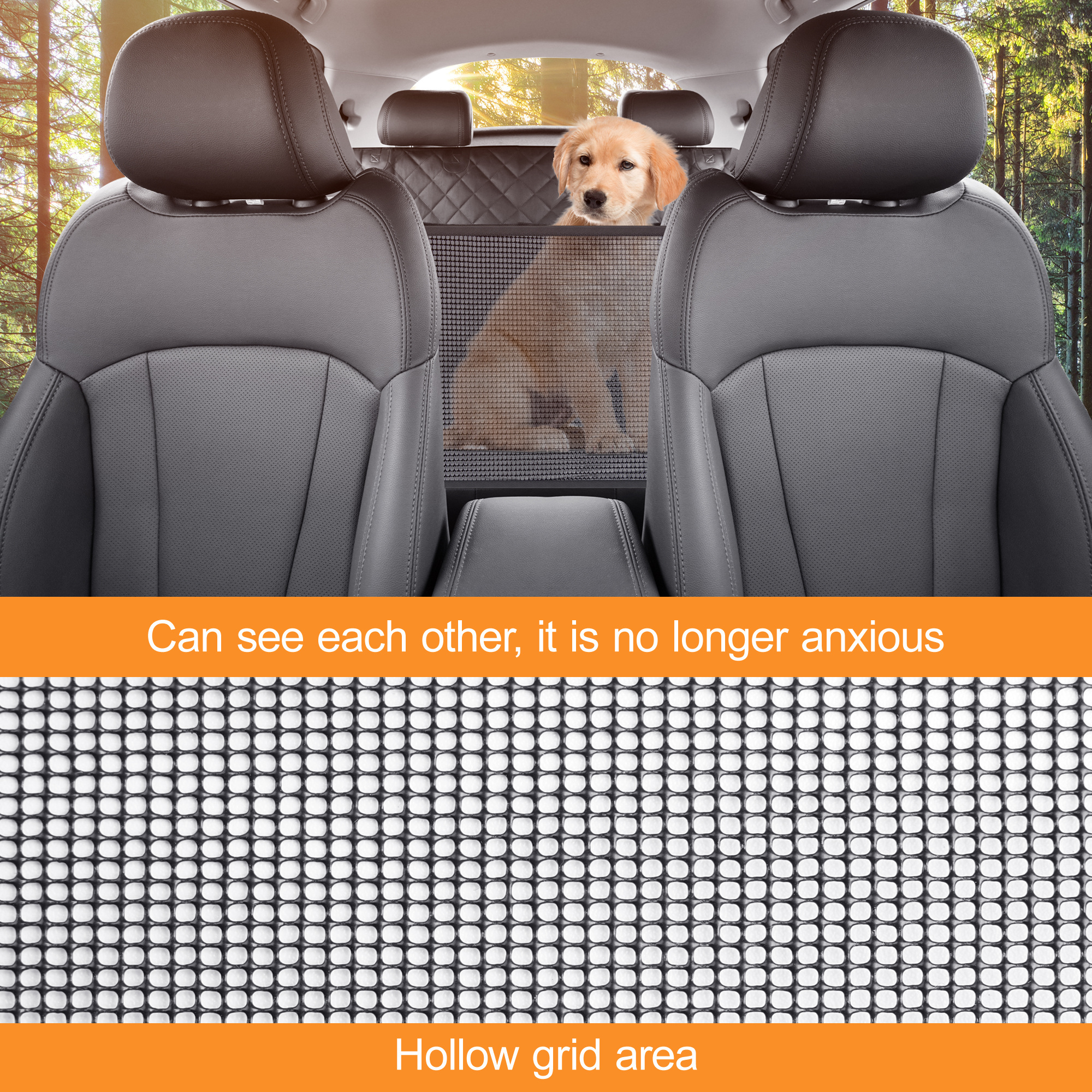 Hot Sale Oxford Car Pet Seat Protector Hammock Pets Dog Back Seat Cover Pet Seat Cover