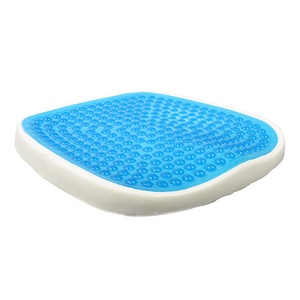 Summer Cooling Gel Seat Cushion Memory Foam Seat Cushion for Office Chair Car Seat