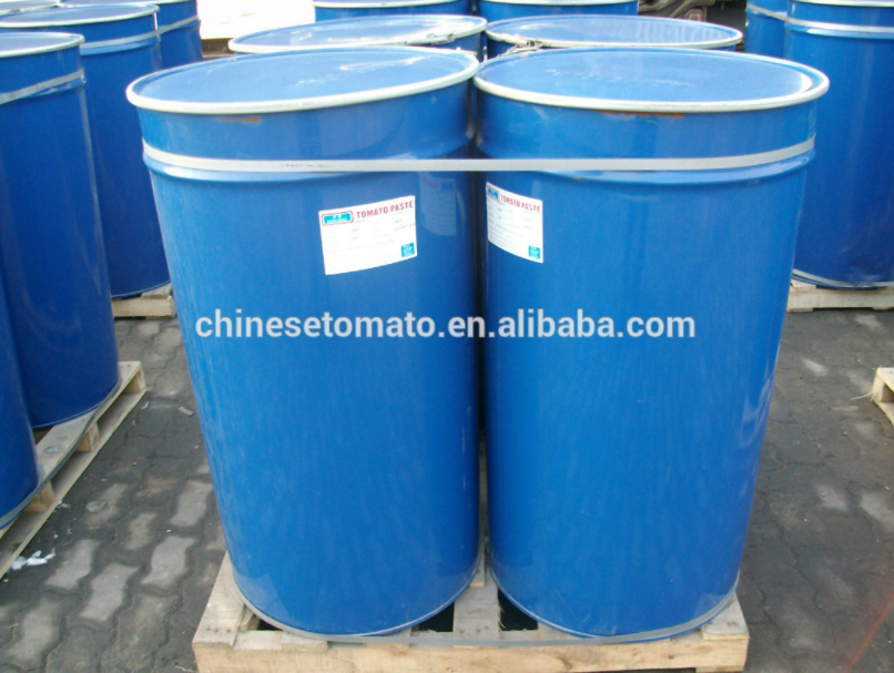 2021 crop tomato paste in drum 245kg hot break 28-30% cold break 36-38% triple-concentrated brix