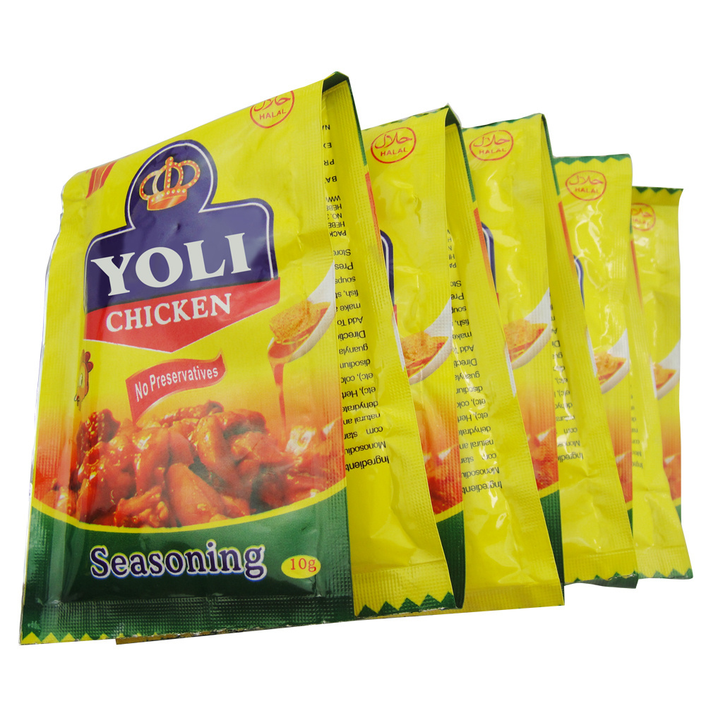 4g/10g/12g shrimp/beef/chicken/lamb/garlic/fish flavor seasoning cube chicken bouillon powder