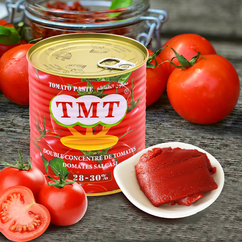 Factory Easy Open Tomato Paste in canned Brix 36 38 28 30 22 28 Tin 2200g 400g 850g 3000g with best price