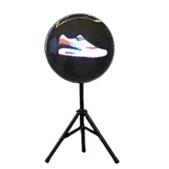 Backpack for 47cm 4blades 3D Holographic Fan APP control LED display advertising 1700cd high brightness hologram screens