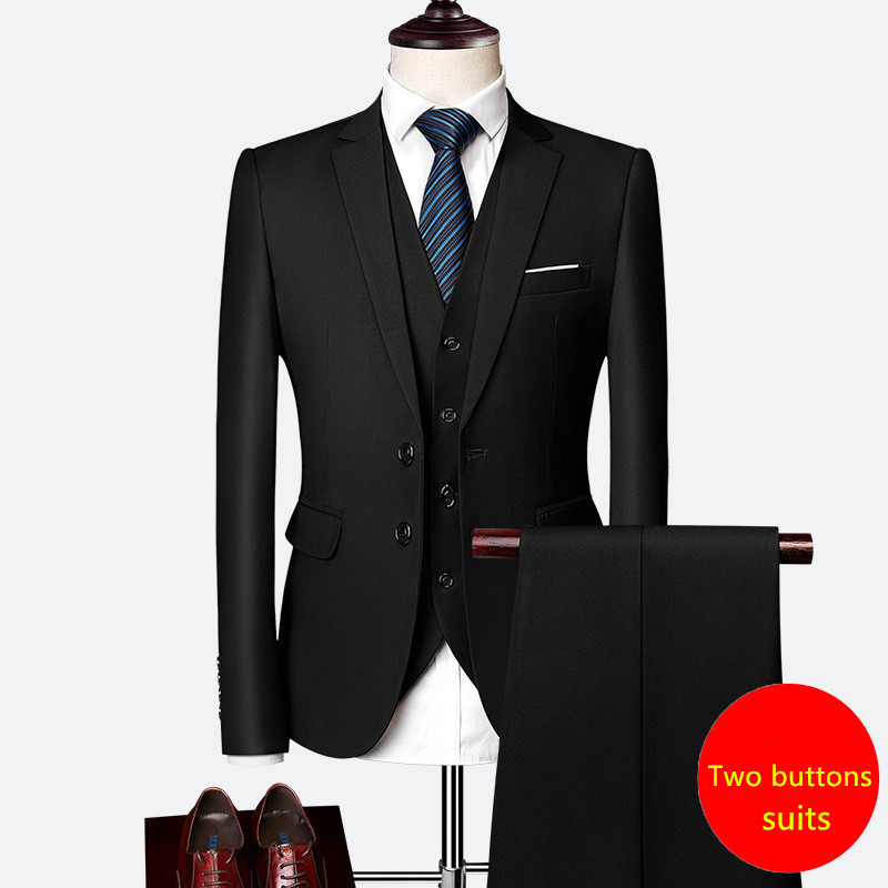 S917 Men's Blazer Suit For Business Office Plus Size Groom Wedding Tuxedo Mens Wedding Suits Set