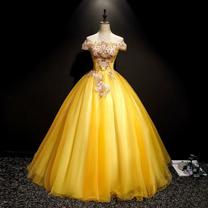 ZX-691 New Listing Ball Gown Quinceanera Dress Girl Dress Stage performance solo hosting the dress