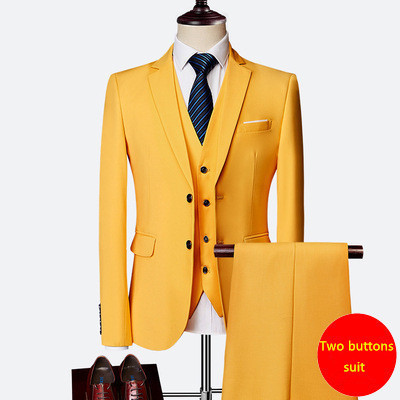 S917 Men's Blazer Suit For Business Office Plus Size Groom Wedding Tuxedo Mens Wedding Suits Set