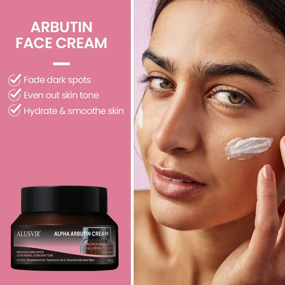 Korean Skin Care Lightening Alpha Arbutin Whitening Face Cream Black Skin Whitening Anti Aging Cream Suppliers For Dark Skin