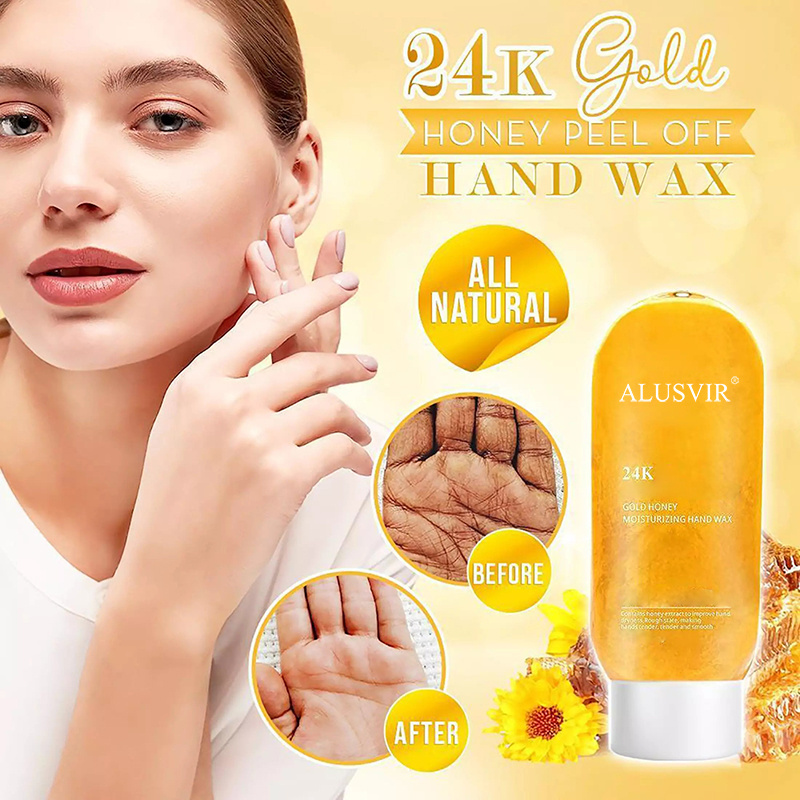 Hand cream Mask Custom Private Label Natural 24K Exfoliating moisturizing Magic Whitening Hand Care peeling off Wax Mask