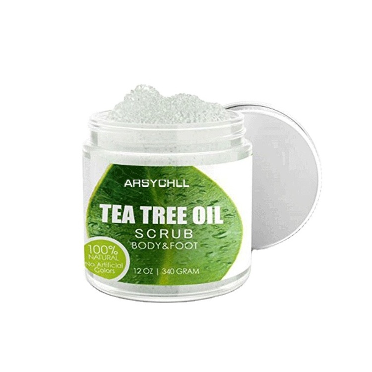 OEM Manufacturers Natural Deep Cleansing Exfoliating Tea Tree Oil Body & Foot Scrub