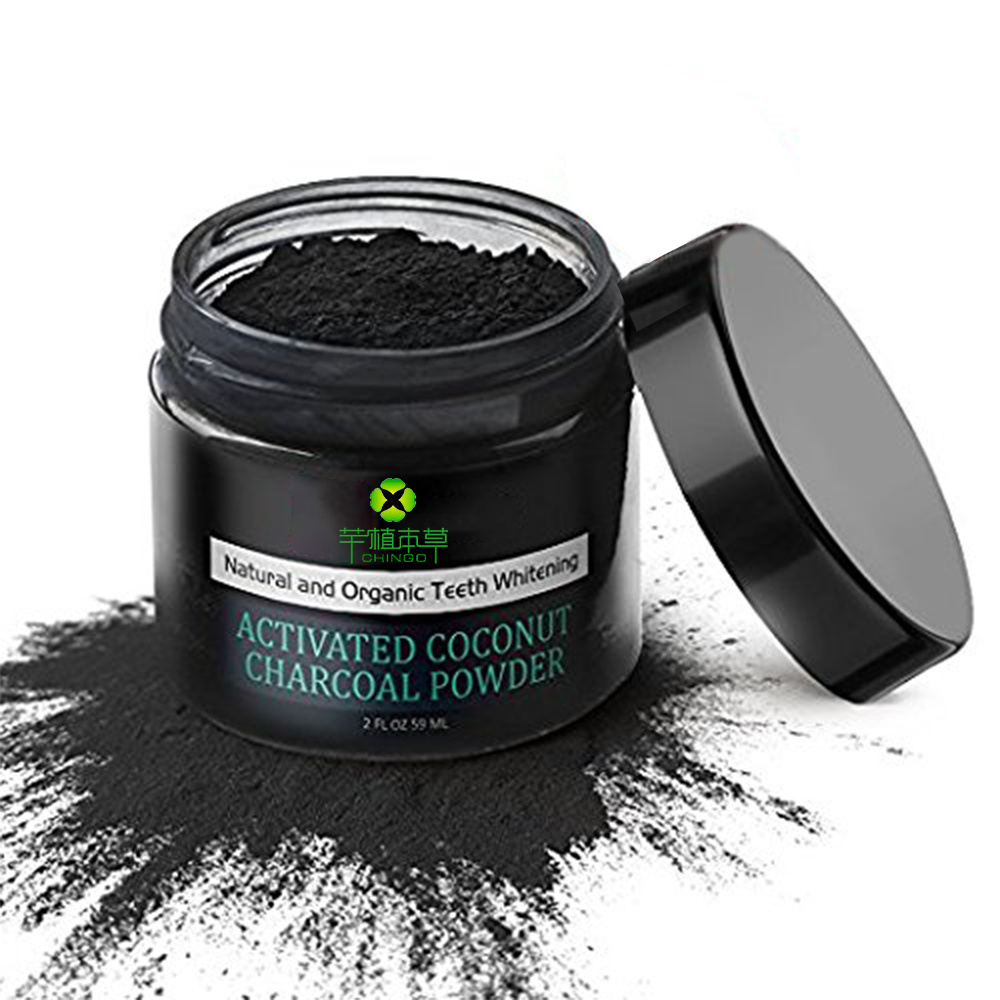 OEM 100% Natural and Organic Teeth Whitening Charcoal Powder 30g 60g 80g 100g 3-5 Days CE, GMP