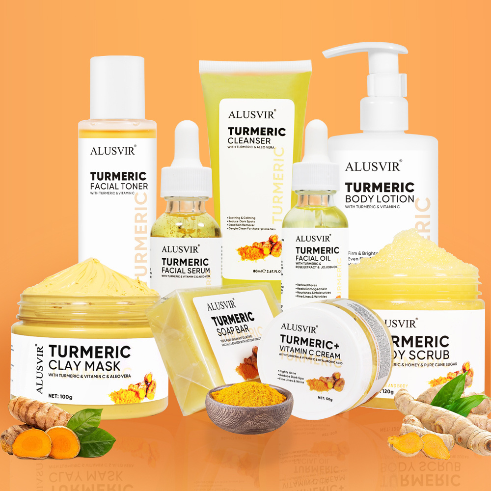 Customized Logo Turmeric Dark Spots Toner Spots Corrector Turmeric Fades Blemishes Dark Spots Remover Acne Remover Skin Face Ton