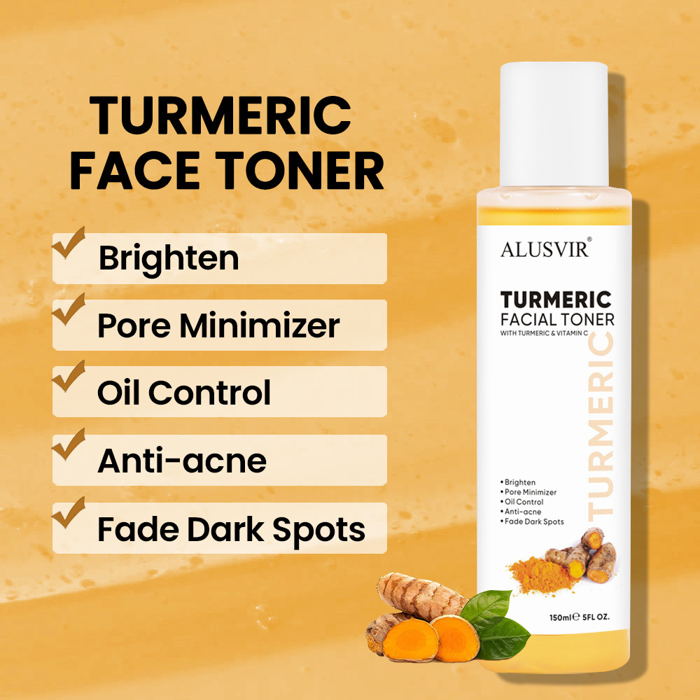 Customized Logo Turmeric Dark Spots Toner Spots Corrector Turmeric Fades Blemishes Dark Spots Remover Acne Remover Skin Face Ton