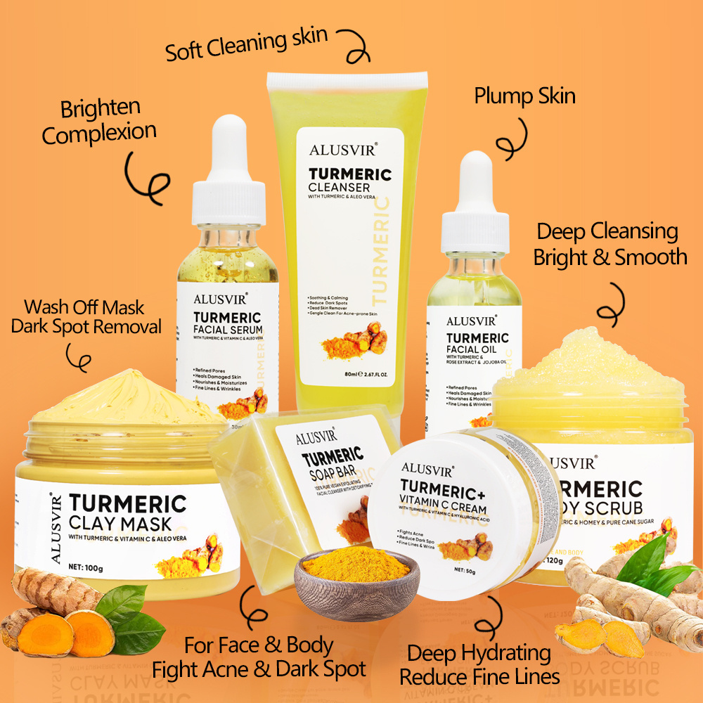 Customized Logo Turmeric Dark Spots Toner Spots Corrector Turmeric Fades Blemishes Dark Spots Remover Acne Remover Skin Face Ton