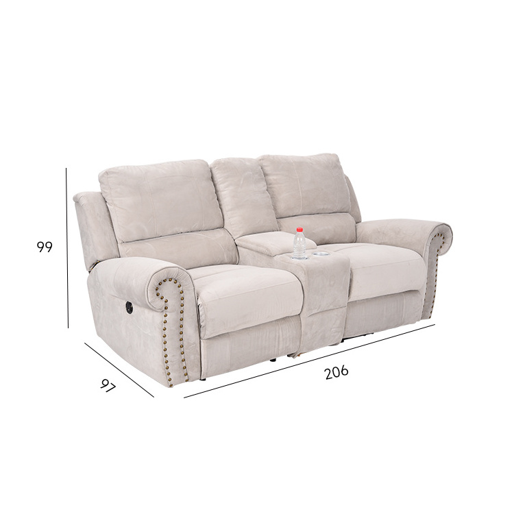 cxLeisure emery cloth electric sofa bed dual-purpose folding multi-functional smart double living room telescopic sofa