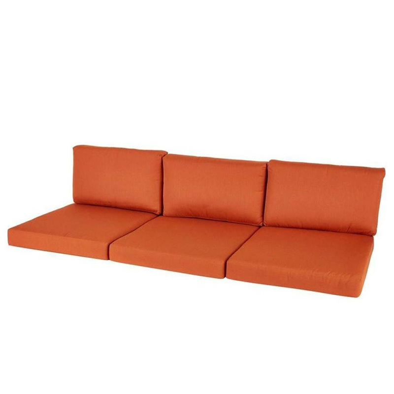 Wholesale Customized Waterproof Beach Sofa Seat Pad Outdoor Furniture Cushions With Back Pillows For Garden Patio Chair