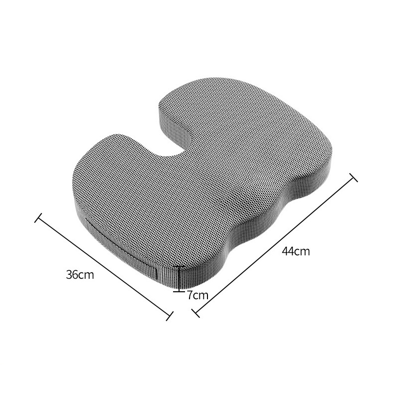 Premium Sciatica Hip Coccyx Pain Relief Desk Chair Cushion Memory Foam Seat Cushion for Office Chair/Car Seat/Airplane